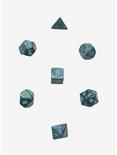 Chessex Festive Green With Silver Polyhedral Dice Set, , alternate