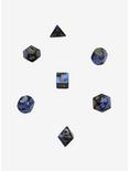 Chessex Black & Blue With Gold Polyhedral Dice Set, , alternate