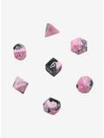 Chessex Gemini Black & Pink With White Polyhedral Dice Set, , alternate