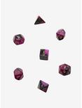 Chessex Gemini Black & Purple With Gold Polyhedral Dice Set, , alternate