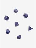 Chessex Lustrous Purple With Gold Polyhedral Dice Set, , alternate