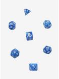 Oakie Doakie Dice Marble Blue Polyhedral Dice Set, , alternate