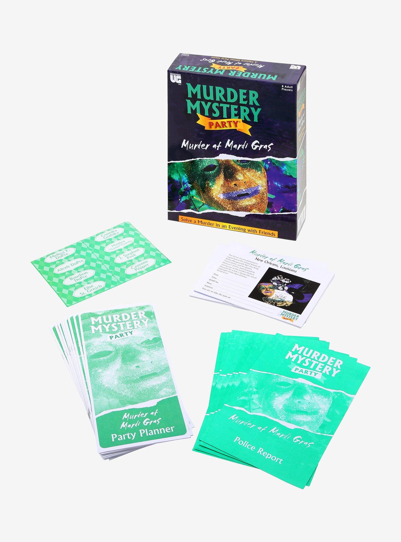 Murder Mystery Party Murder At Mardi Gras Game, , alternate