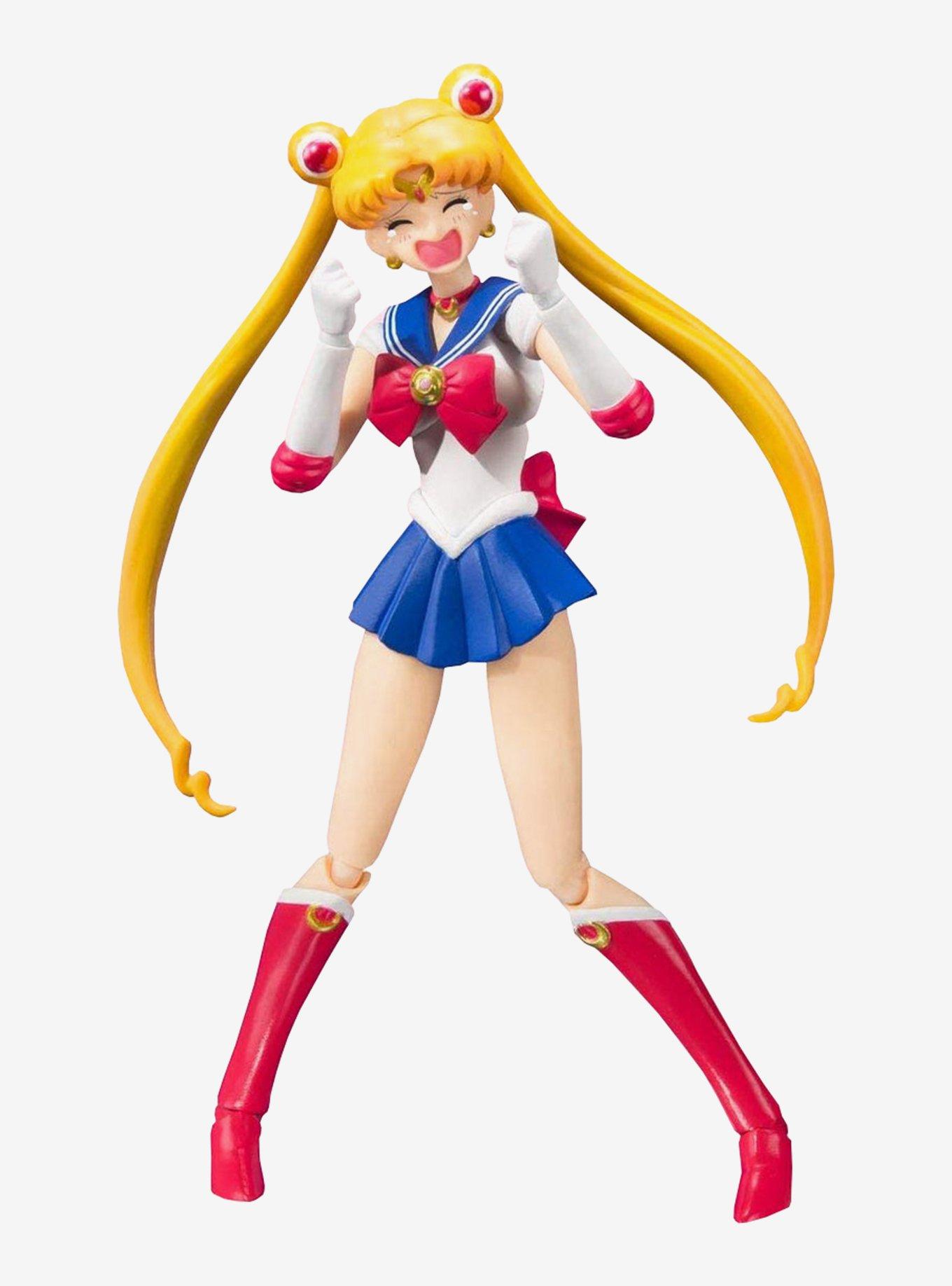 Bandai Spirits Sailor Moon S.H.Figuarts Sailor Moon (Animation Color Edition) Collectible Action Figure, , alternate