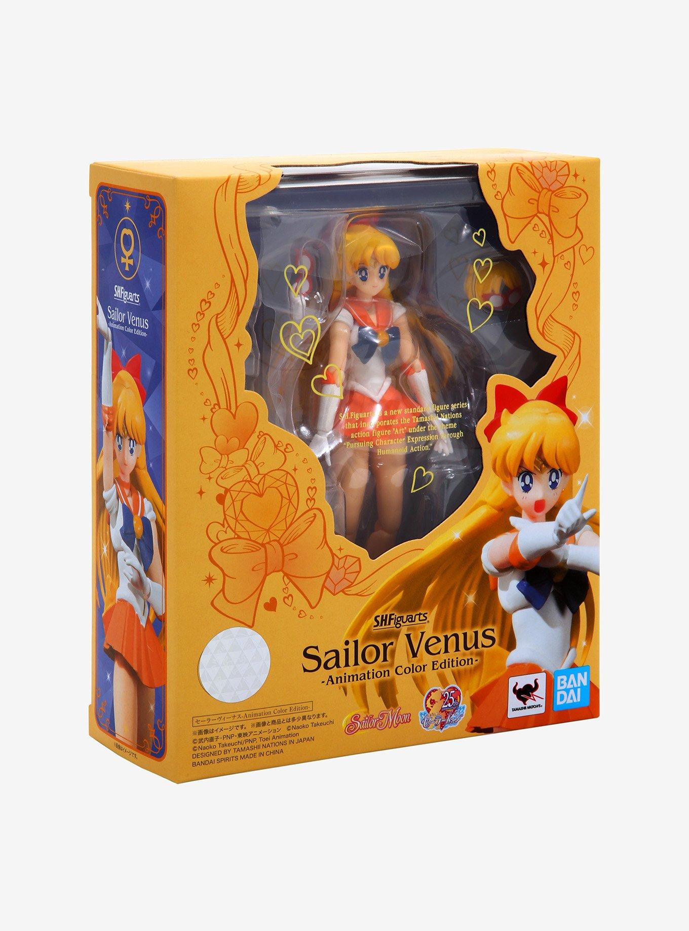 Bandai Spirits Sailor Moon S.H.Figuarts Sailor Venus (Animation Color Edition) Figure, , alternate
