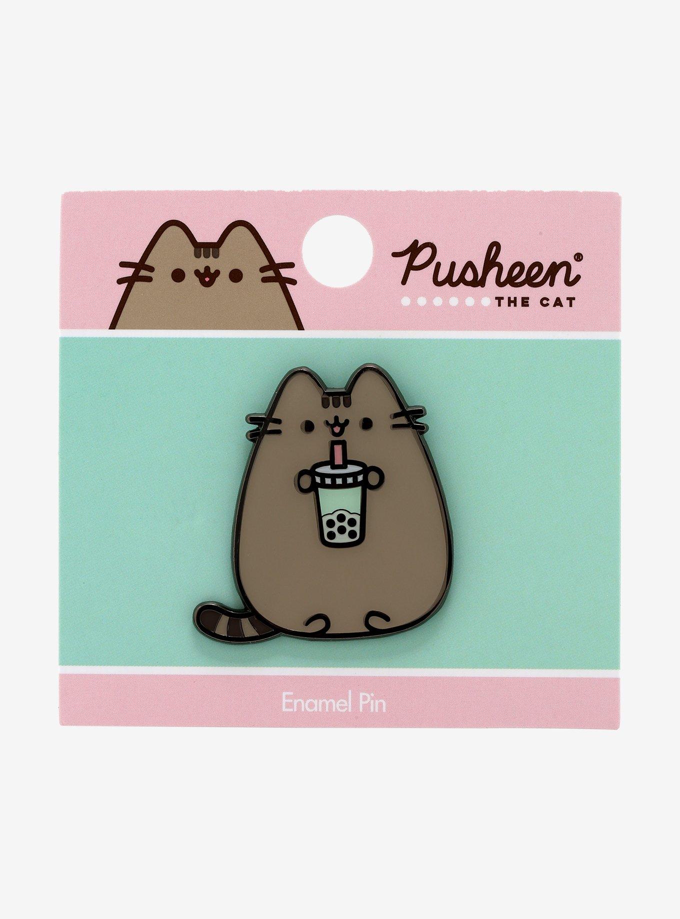 Pusheen Boba Enamel Pin, , alternate