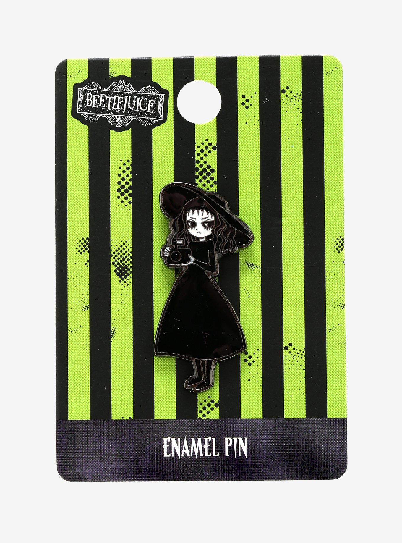 Loungefly Beetlejuice Lydia Enamel Pin, , alternate