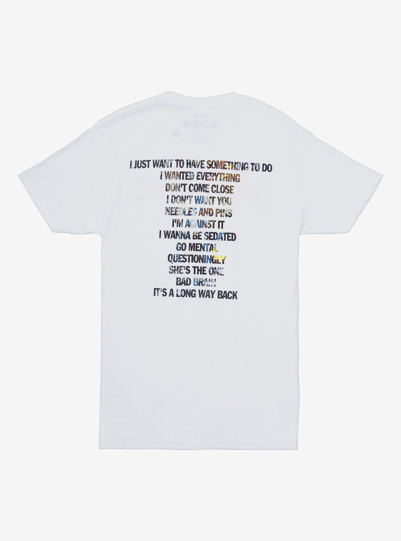 Ramones Road To Ruin Tracklist T-Shirt, WHITE, alternate