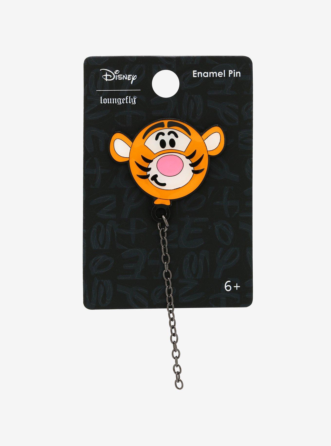 Loungefly Disney Winnie The Pooh Tigger Chain Enamel Pin, , alternate