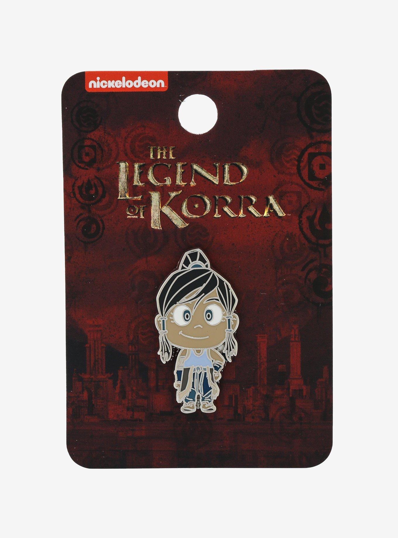 The Legend of Korra Chibi Enamel Pin - BoxLunch Exclusive, , hi-res