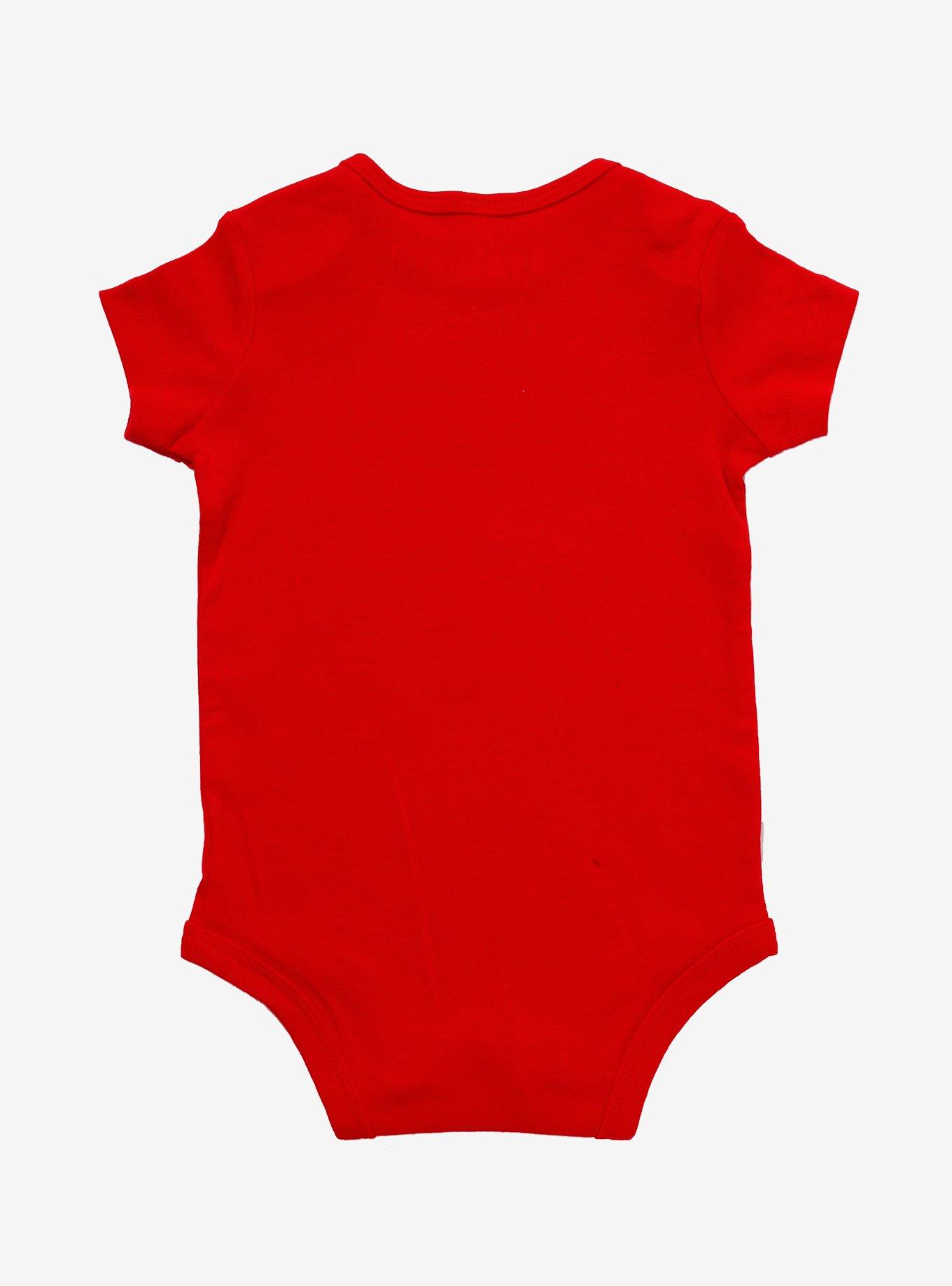 Parks and Recreation Mouse Rat Infant One-Piece - BoxLunch Exclusive, DARK RED, alternate