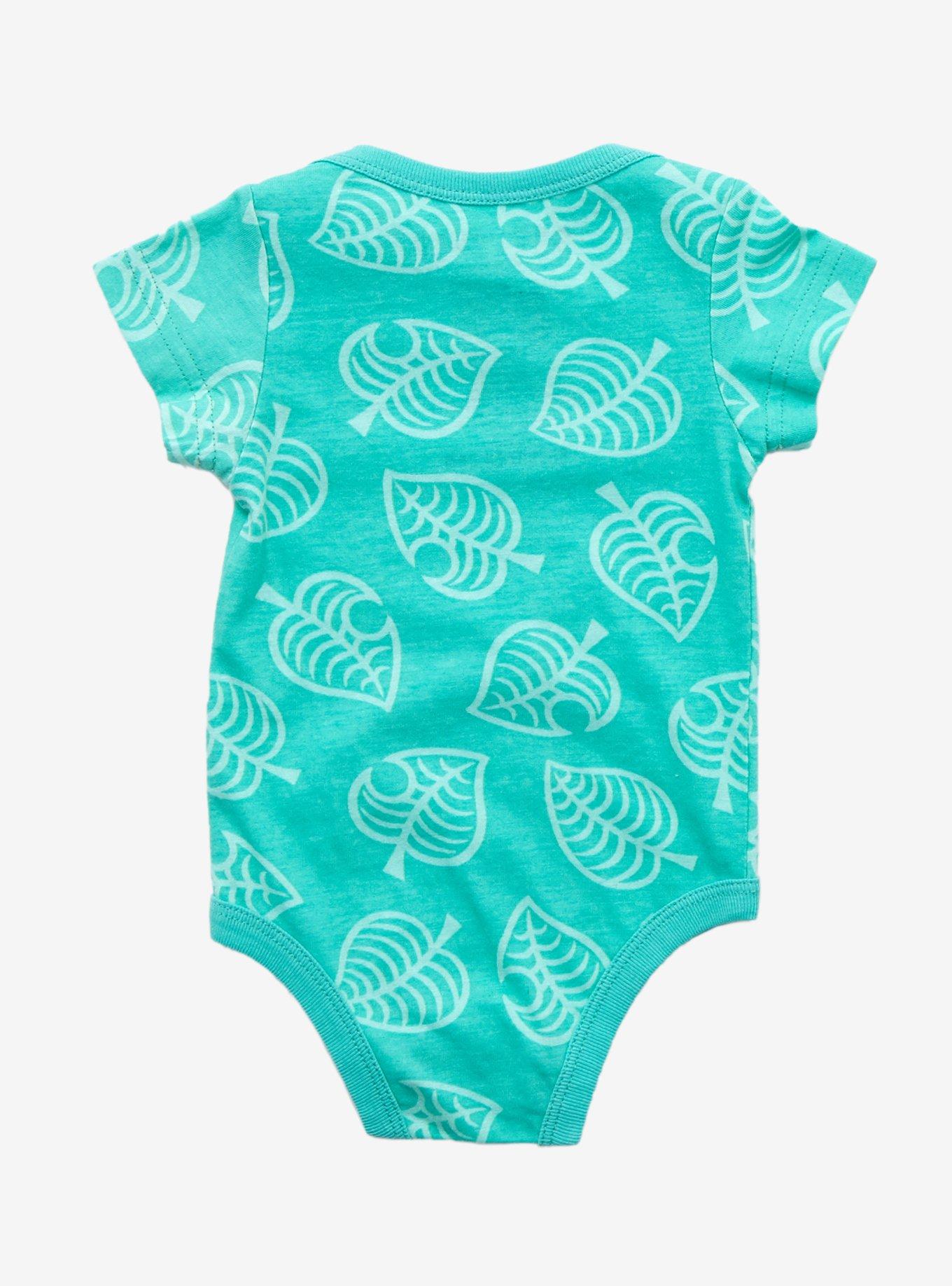 Nintendo Animal Crossing Leaf Infant One-Piece - BoxLunch Exclusive, LIGHT GREEN, alternate