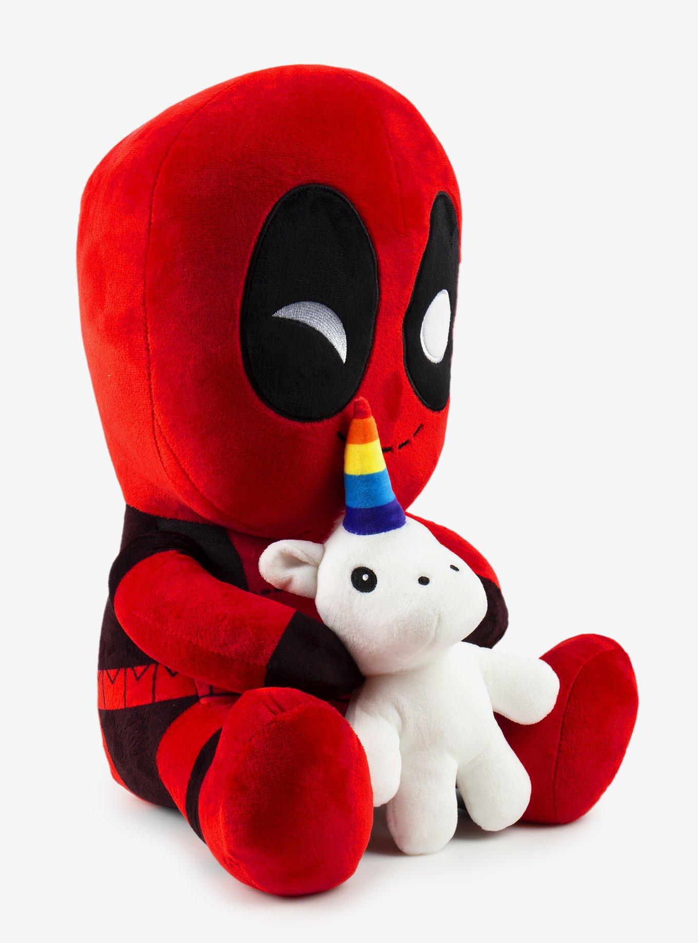 Kidrobot X Marvel Deadpool Unicorn Vibrating Plush, , alternate