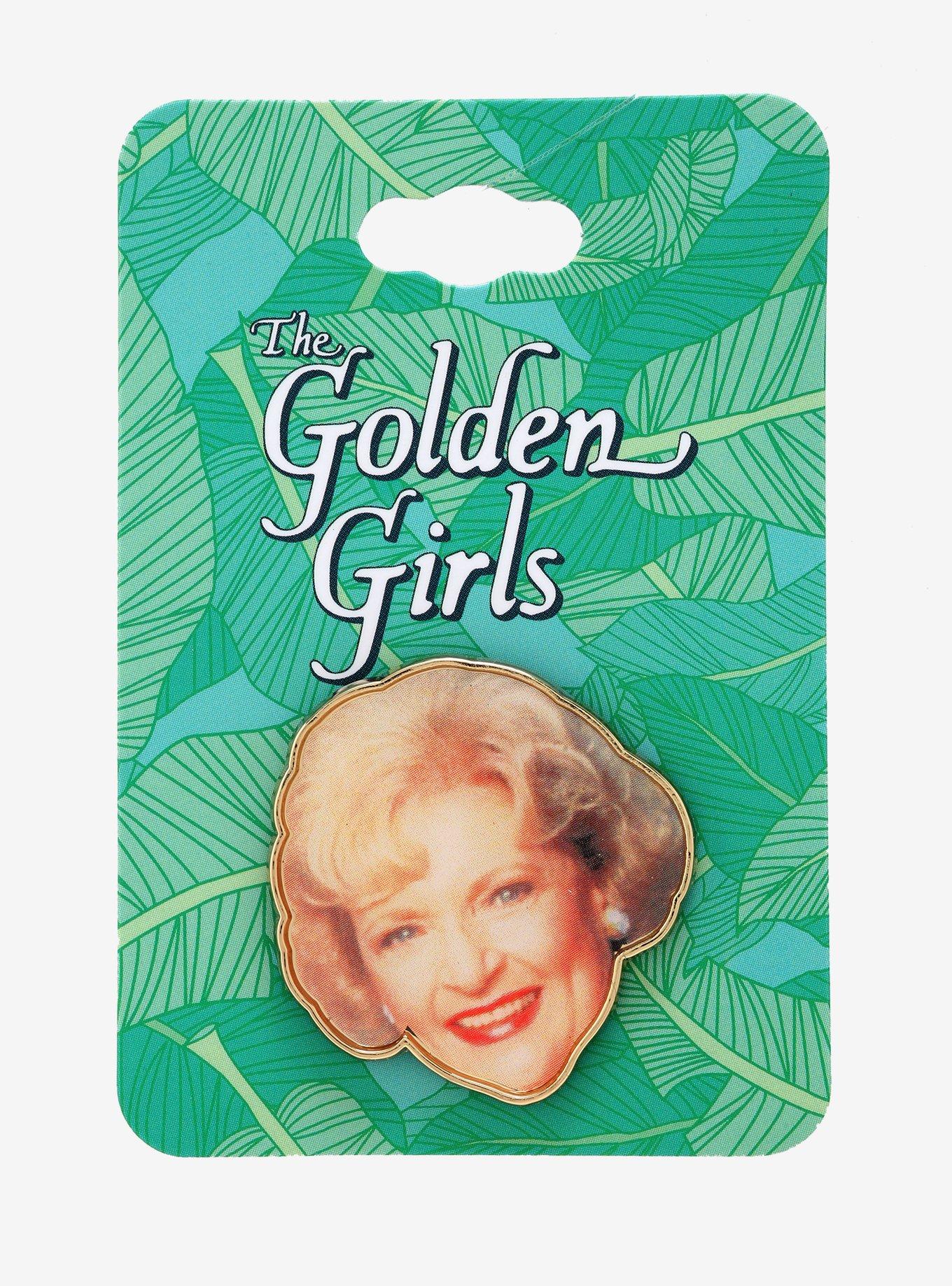 The Golden Girls Rose Enamel Pin, , alternate