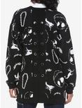 The Nightmare Before Christmas Back Lacing Open Cardigan, MULTI, alternate