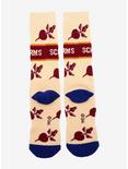 The Office Schrute Farms Beet Allover Print Crew Socks - BoxLunch Exclusive, , alternate