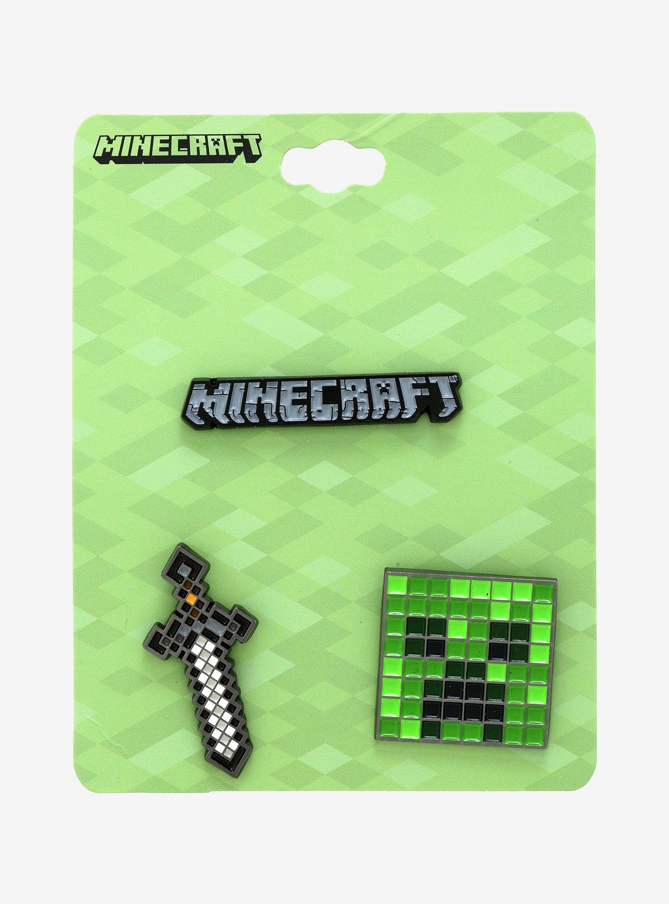 Minecraft Icon Enamel Pin Set, , alternate