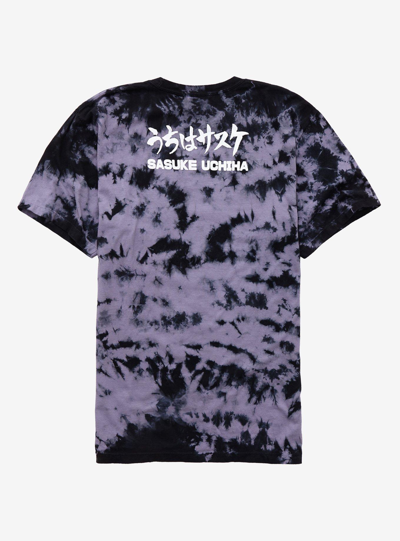 Naruto Shippuden Sasuke Acid Wash T-Shirt, MULTI, alternate