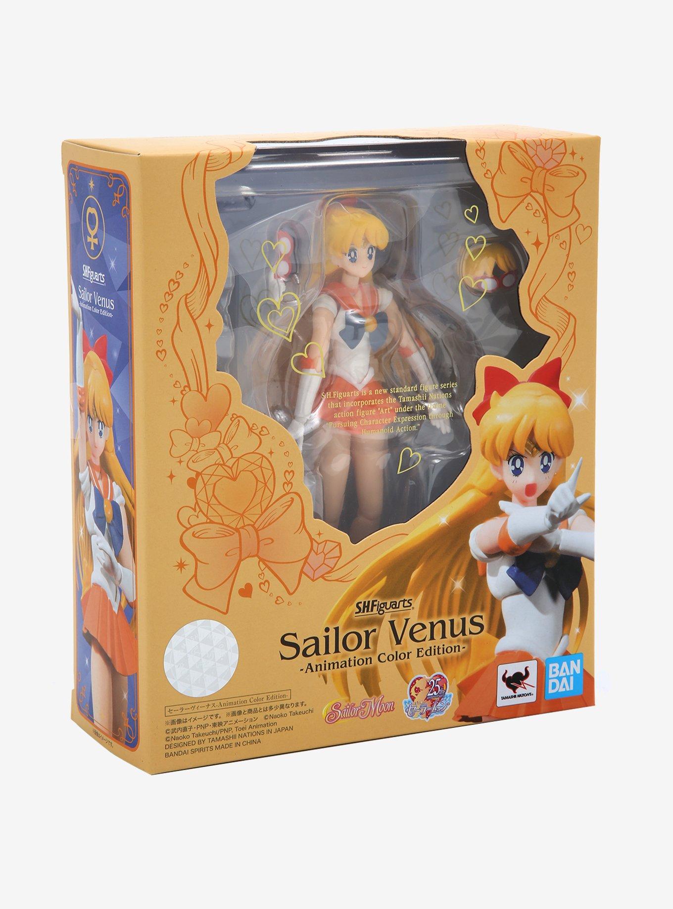 Bandai Spirits Sailor Moon S.H.Figuarts Sailor Venus (Animation Color Edition) Figure, , alternate