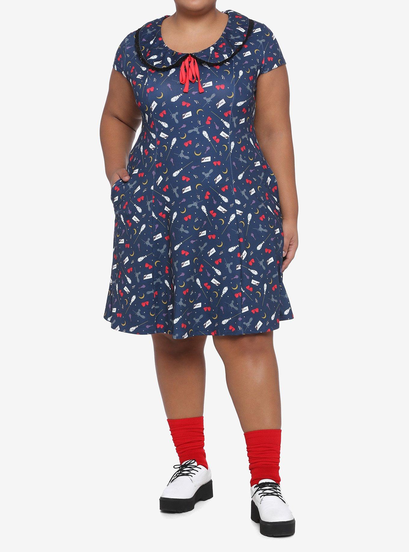 Her Universe Studio Ghibli Kiki's Delivery Service Magic Dress Plus Size, MULTI, alternate