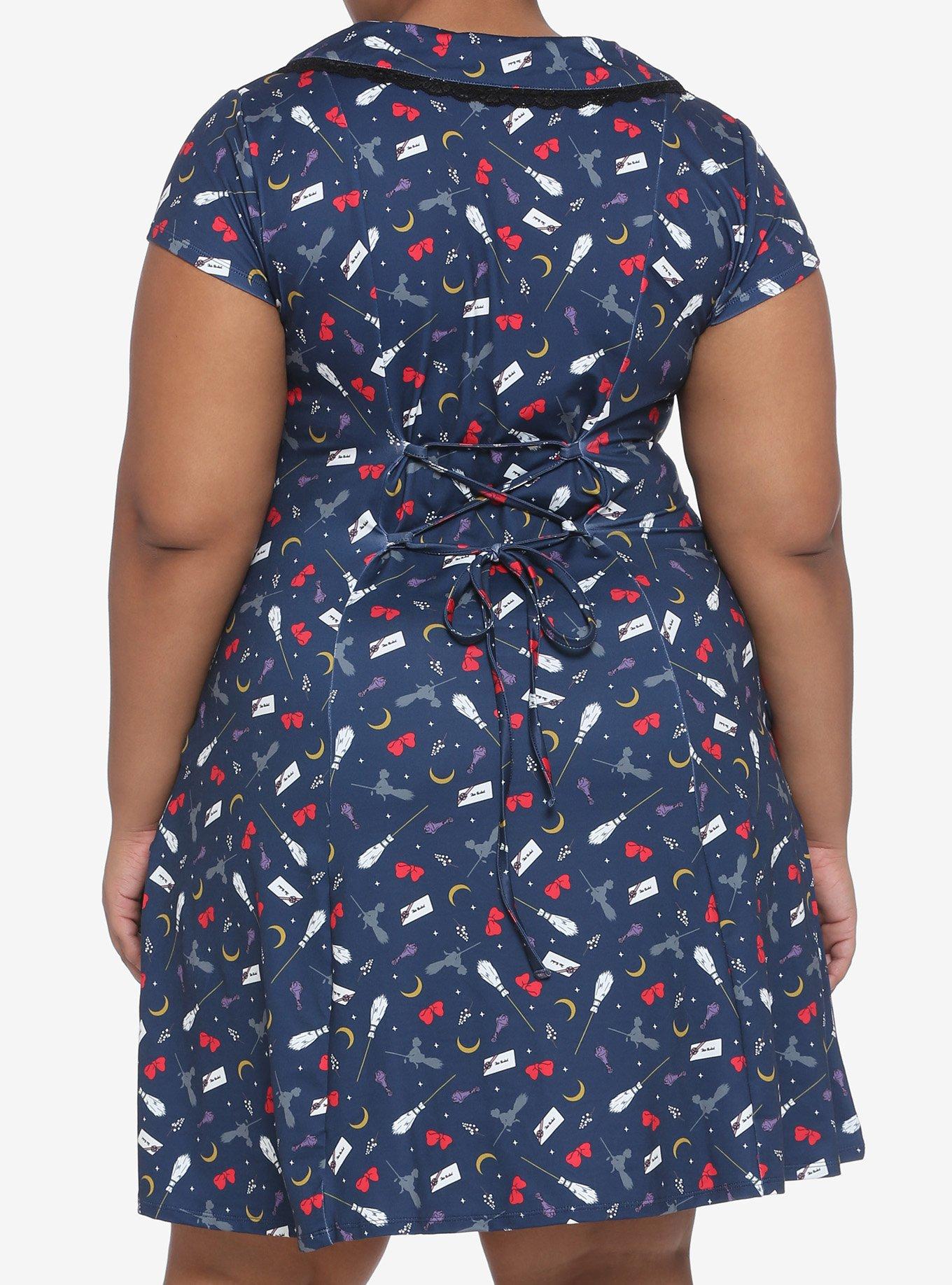 Her Universe Studio Ghibli Kiki's Delivery Service Magic Dress Plus Size, MULTI, alternate
