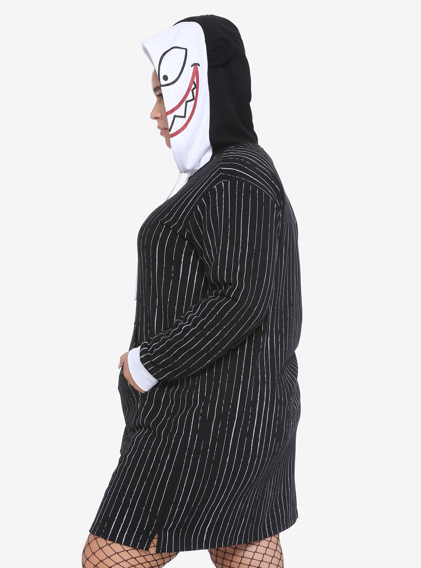 The Nightmare Before Christmas Scary Teddy Hoodie Dress Plus Size, BLACK, alternate