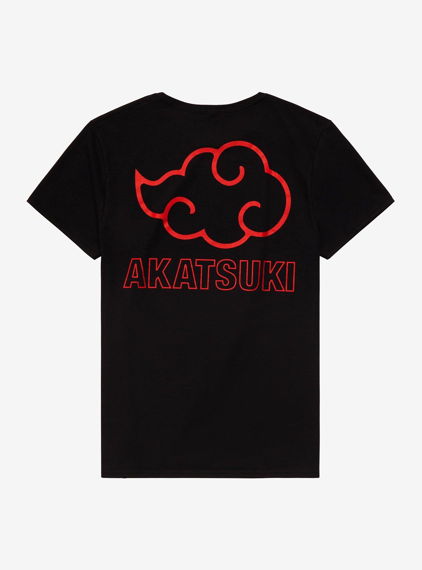 Naruto Shippuden Chibi Akatsuki T-Shirt, BLACK, alternate