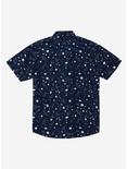 Navy Constellation Print Woven Button-Up, ABSTRACT, alternate