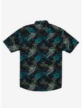 Green Jellyfish Woven Button-Up, ABSTRACT, alternate
