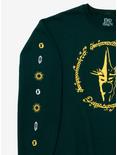 The Lord of the Rings One Ring Witch-king Crewneck - BoxLunch Exclusive, FOREST GREEN, alternate