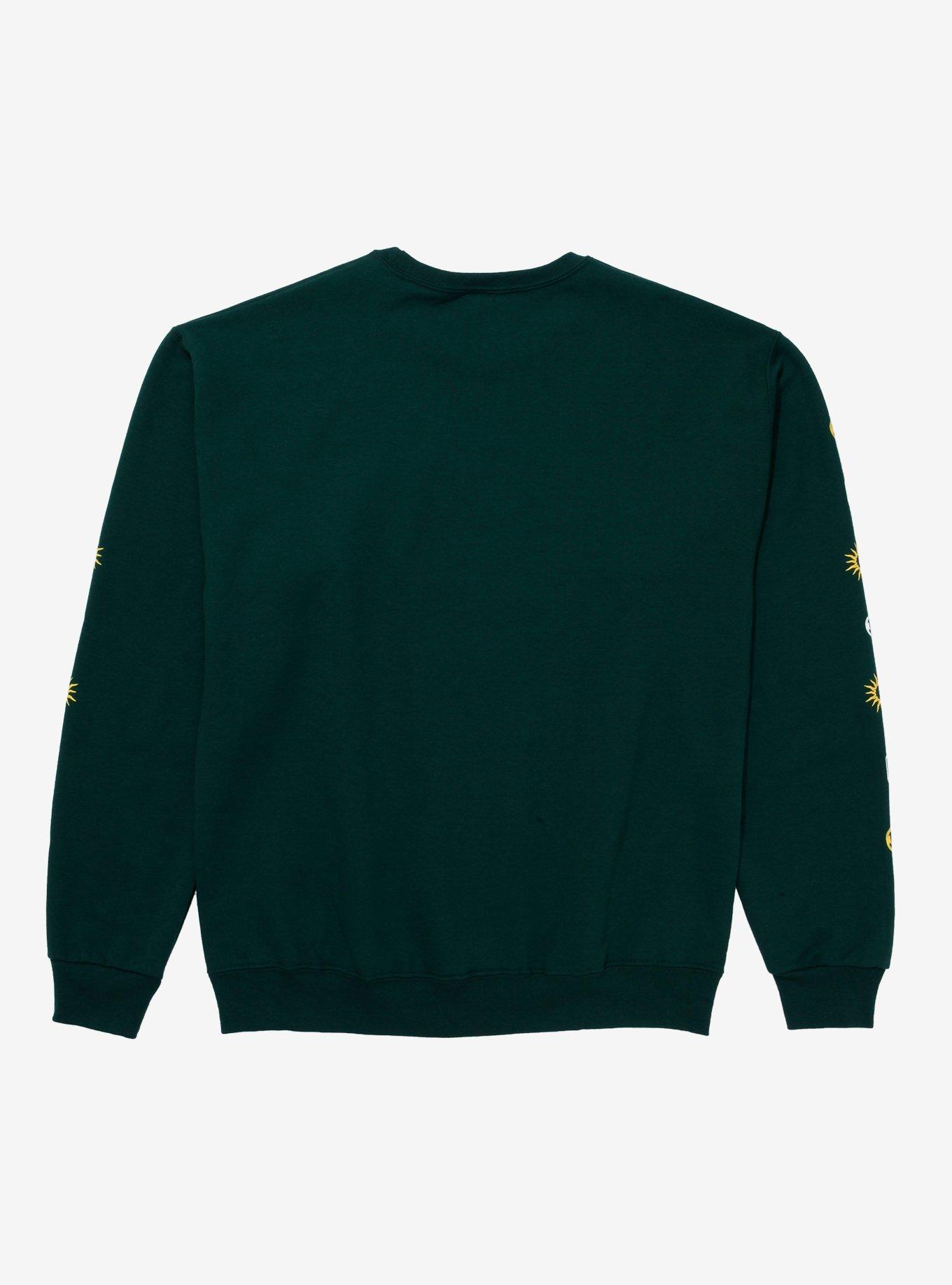 The Lord of the Rings One Ring Witch-king Crewneck - BoxLunch Exclusive, FOREST GREEN, alternate