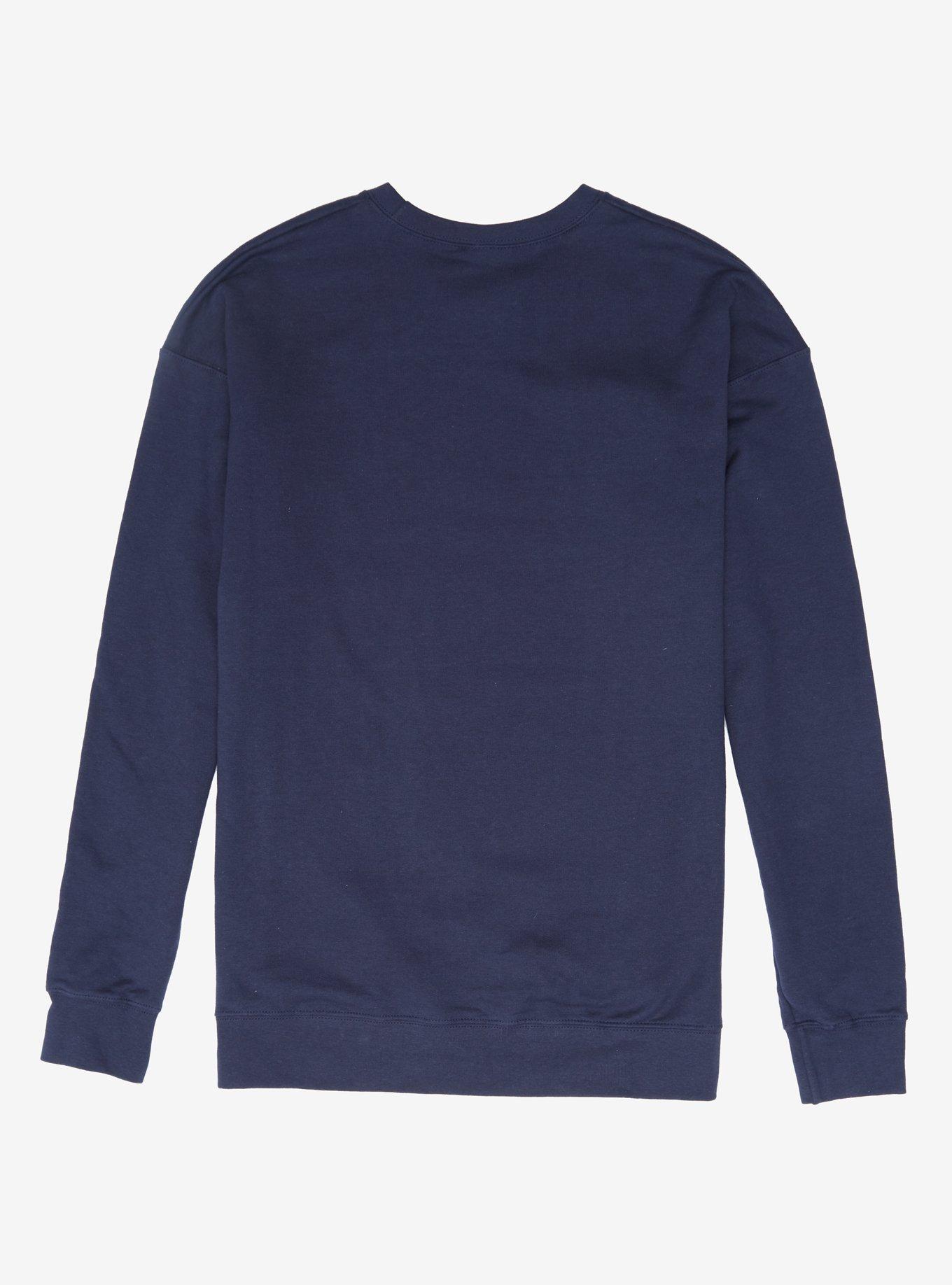 Disney Lilo & Stitch Model Citizen Crewneck - BoxLunch Exclusive, NAVY, alternate