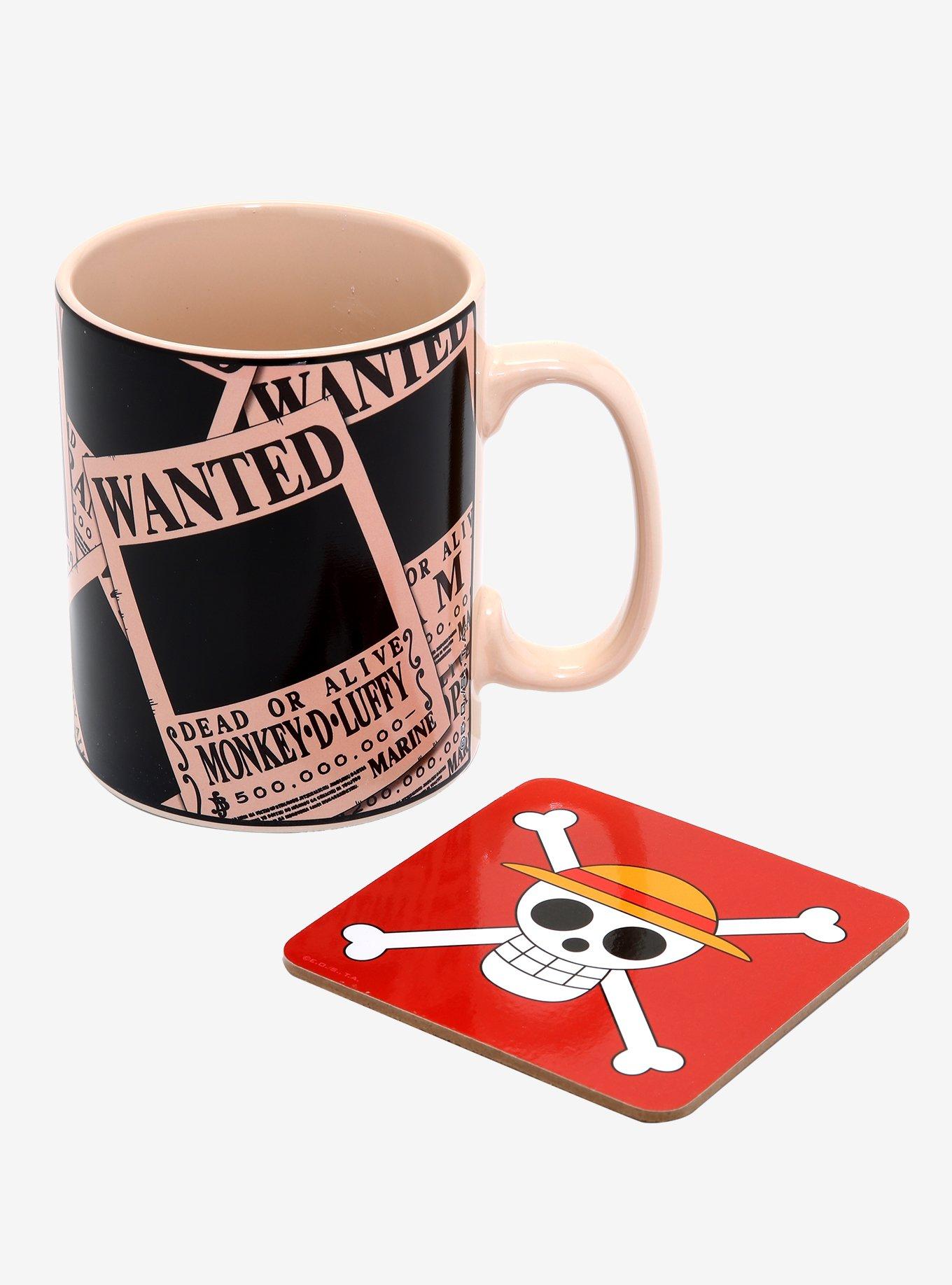 One Piece Wanted Poster Heat-Changing Mug, , alternate