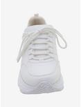 White Chunky Sneakers, WHITE, alternate