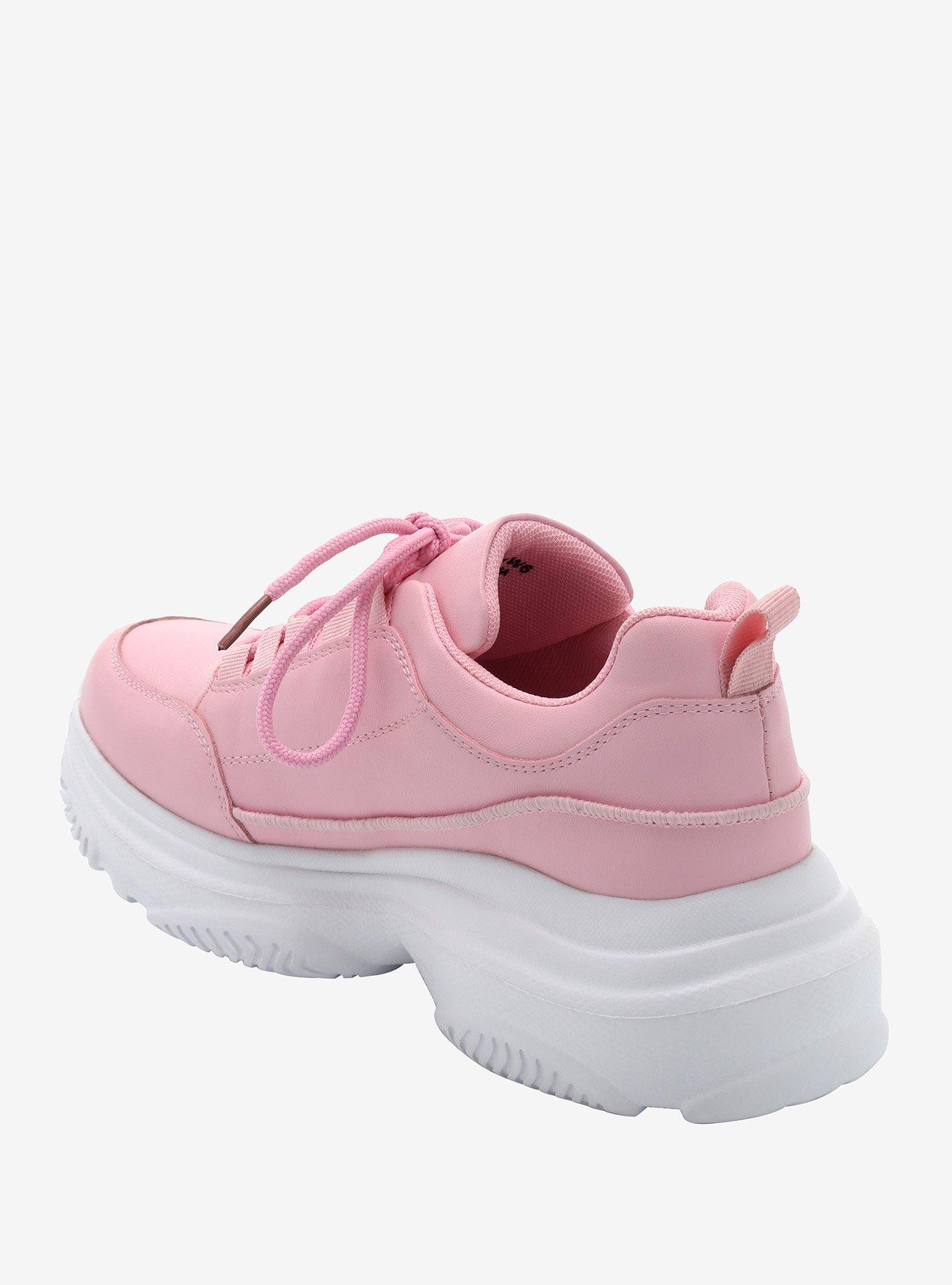 Pink Chunky Sneakers, PINK, alternate