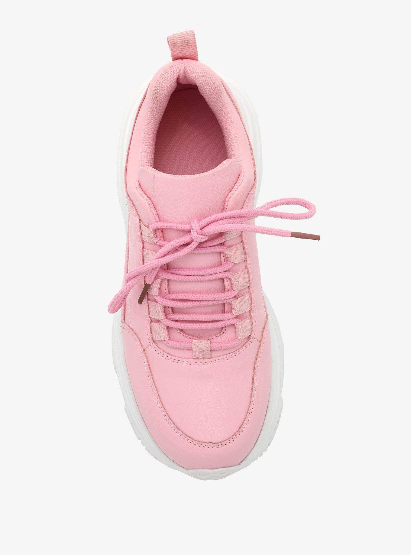 Pink Chunky Sneakers, PINK, alternate