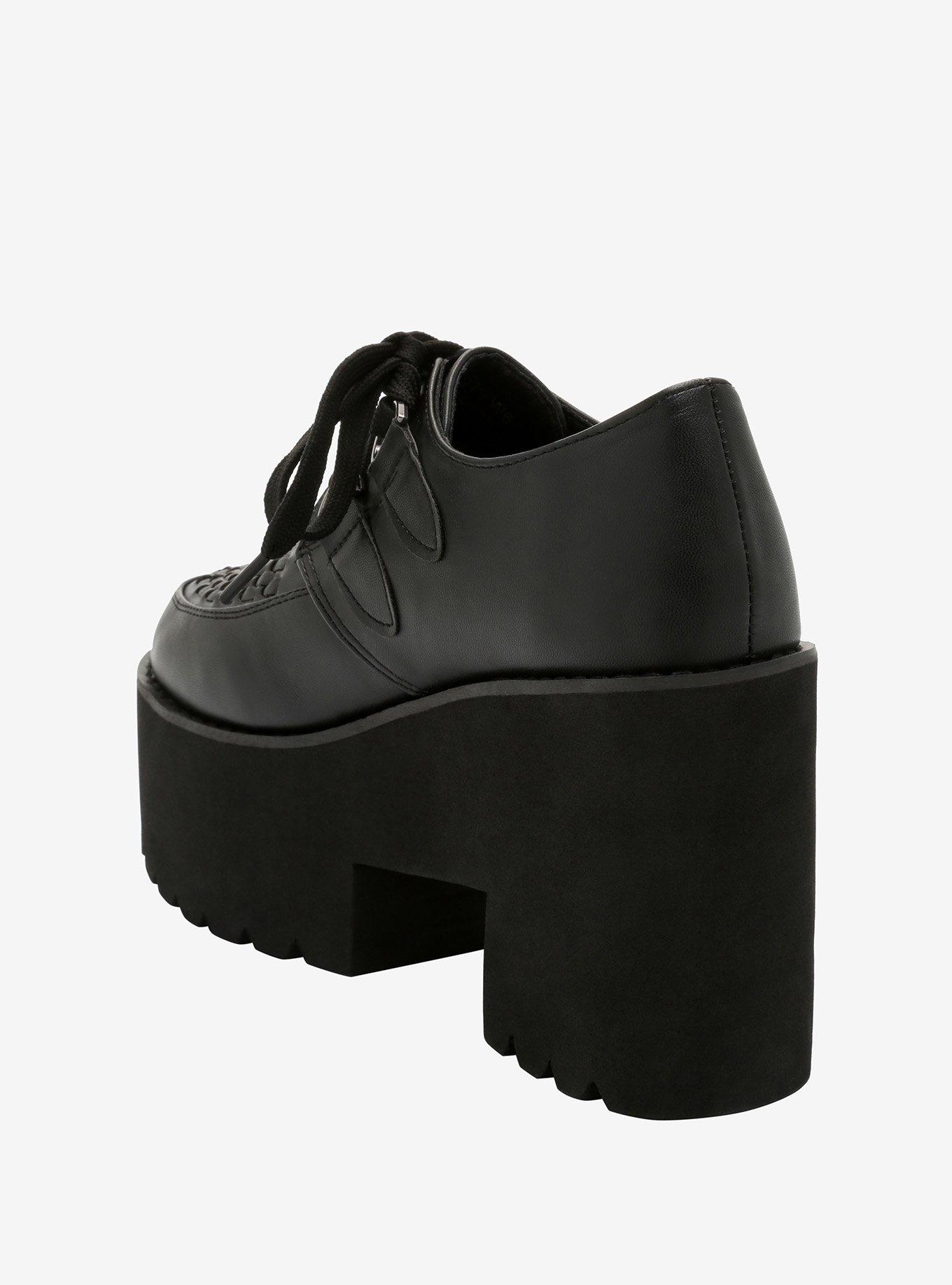 Black Platform Creepers, BLACK, alternate