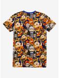 Cakeworthy Disney Pixar Up Carl & Russell Allover Print T-Shirt, MULTI, alternate