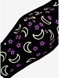 Moon & Stars Glow-In-The-Dark Adjustable Fashion Face Mask With Filter Pocket, , alternate