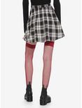 Daisy Street Brown & Black Plaid Skirt, PLAID - BROWN, alternate