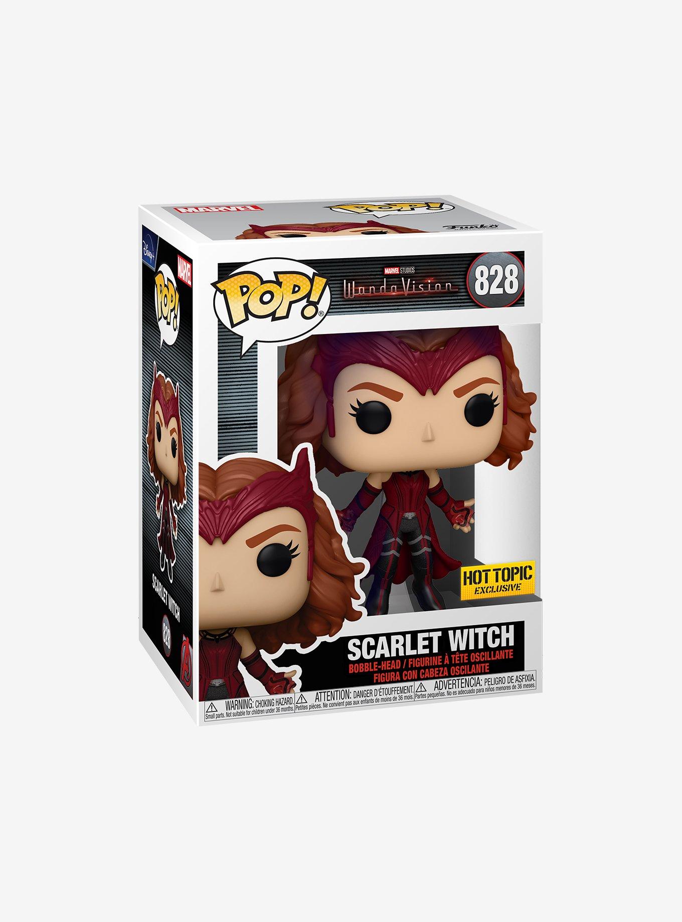 Funko Marvel WandaVision Pop! Scarlet Witch Vinyl Bobble-Head Hot Topic Exclusive, , alternate