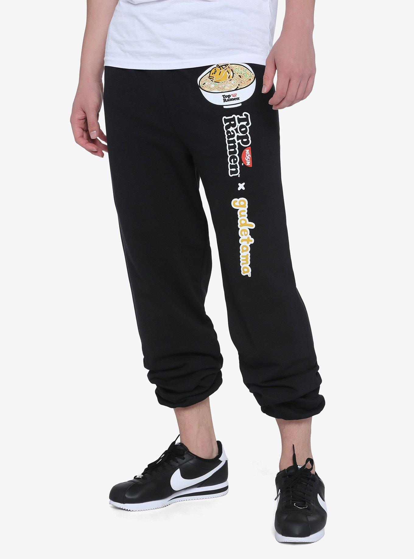 Nissin Top Ramen X Gudetama Sweatpants, BLACK, alternate