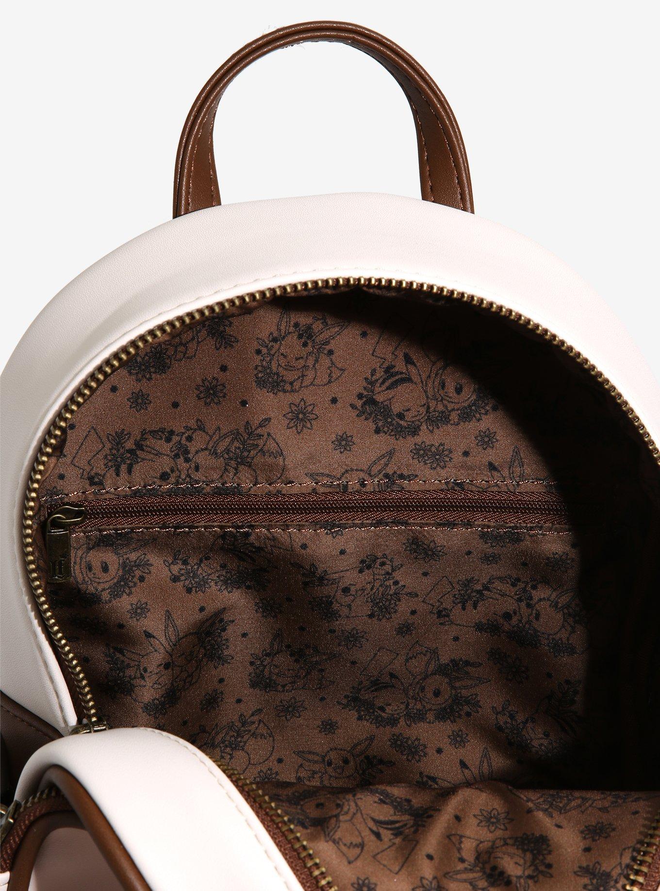 Loungefly Pok&eacute;mon Pikachu & Eevee Floral Mini Backpack - BoxLunch Exclusive, , alternate