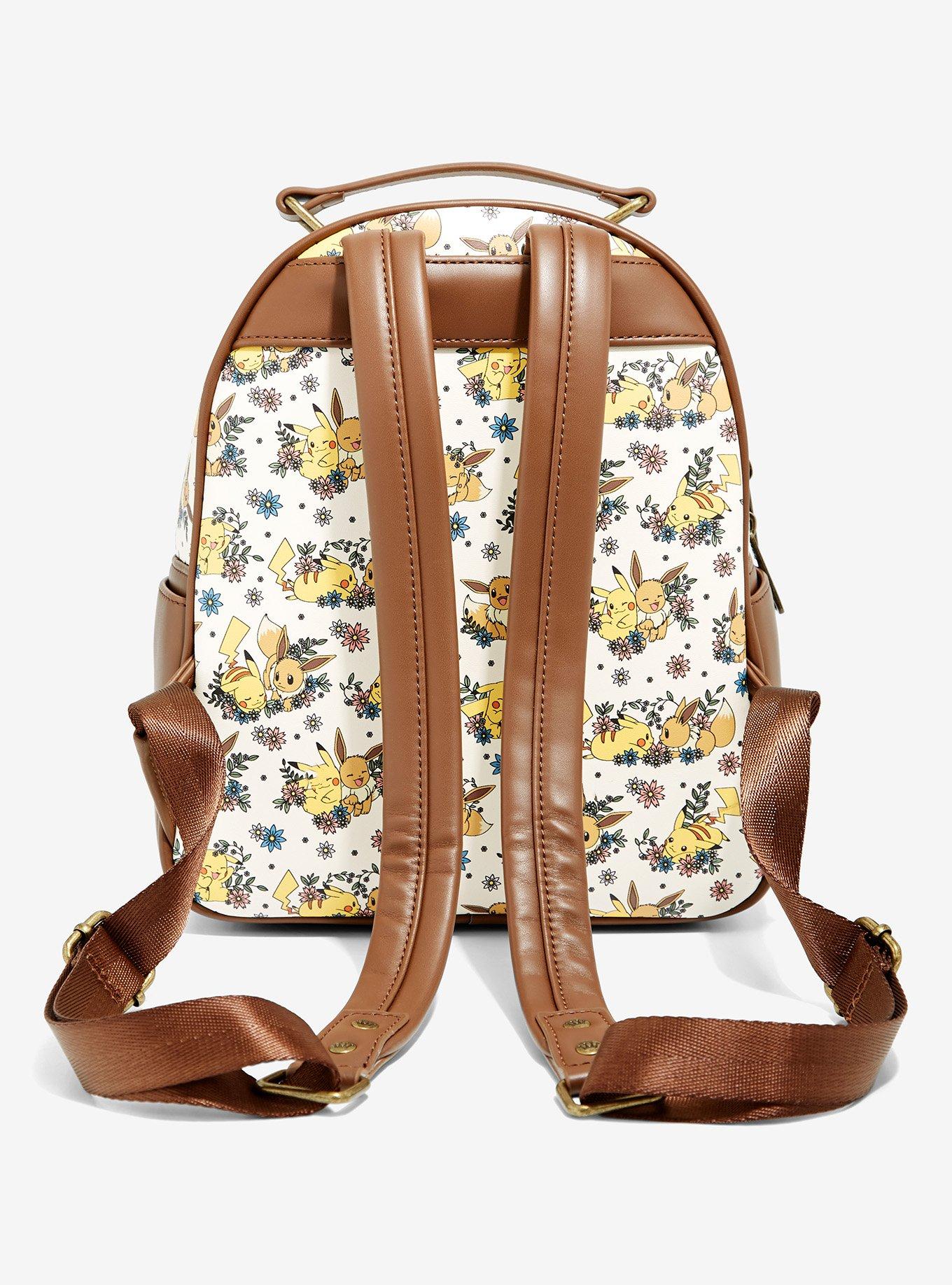 Pokemon Eevee Floral Mini-Backpack - Entertainment Earth Exclusive