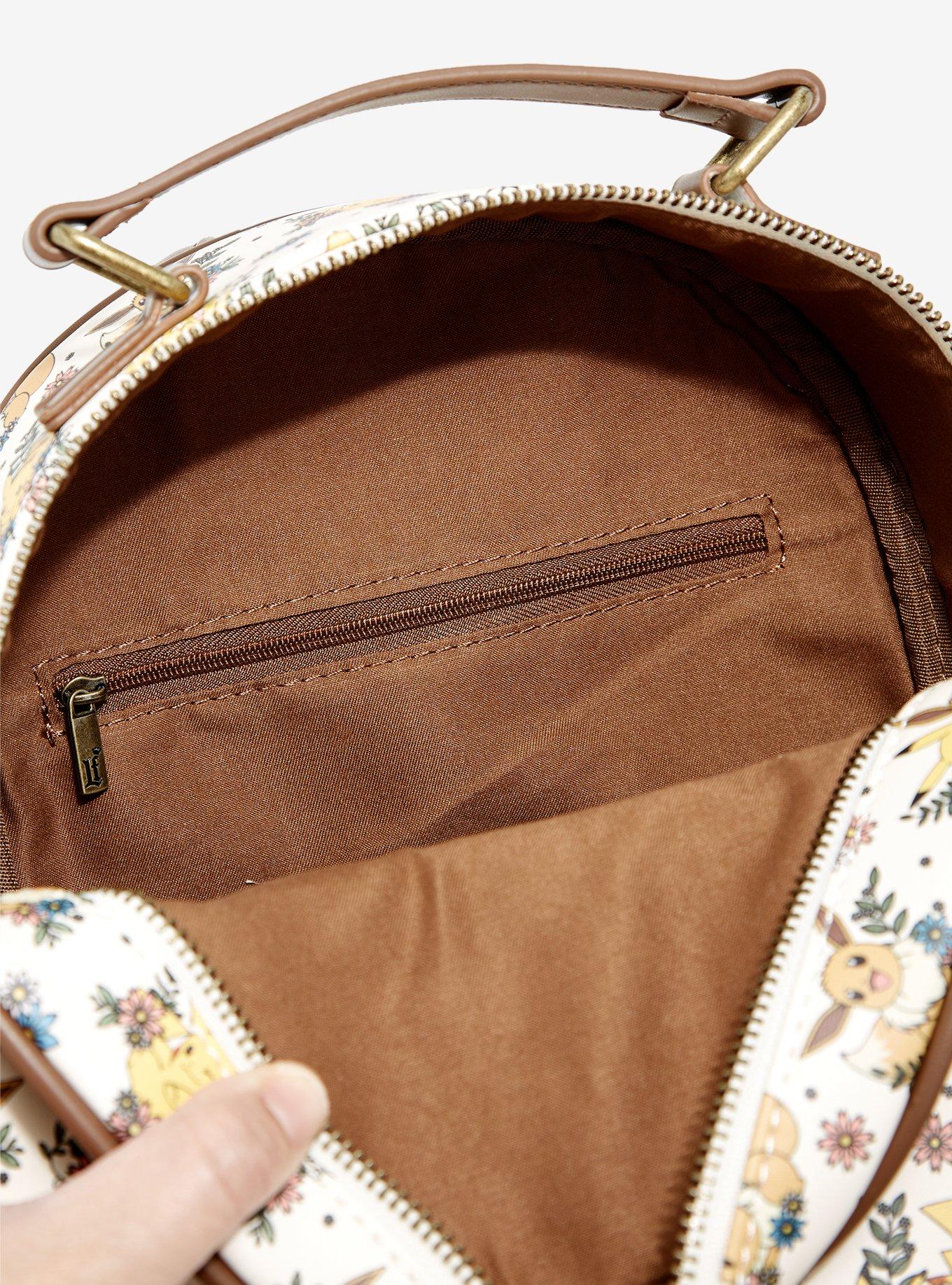 Loungefly Pok&eacute;mon Pikachu & Eevee Floral Mini Backpack - BoxLunch Exclusive, , alternate