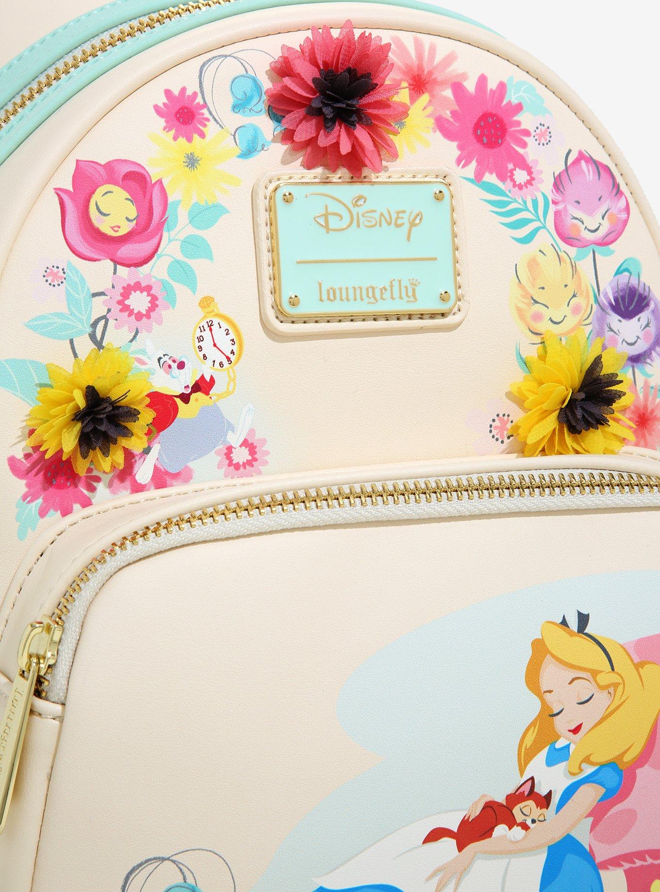 Loungefly Disney Alice in Wonderland Garden Flowers Mini Backpack - BoxLunch Exclusive, , alternate