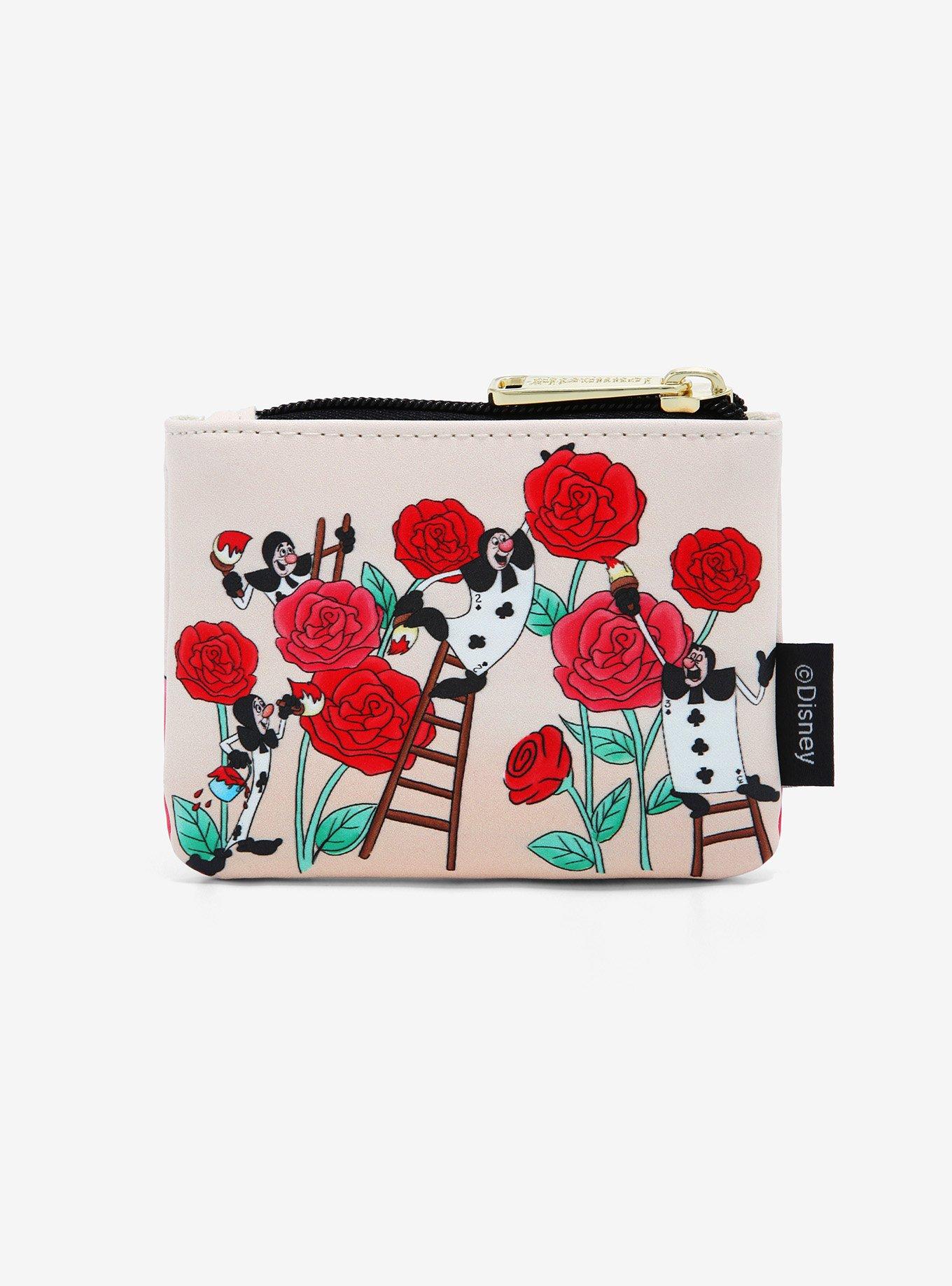 Loungefly Disney Alice in Wonderland Queen of Hearts Coin Purse, , alternate