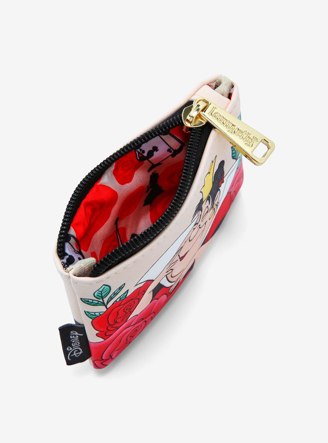 Loungefly Disney Alice in Wonderland Queen of Hearts Coin Purse, , alternate