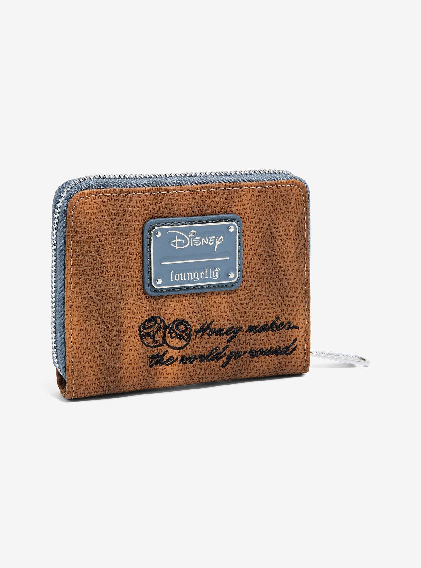 Loungefly Disney Winnie the Pooh Herringbone Small Zip Wallet - BoxLunch Exclusive, , alternate