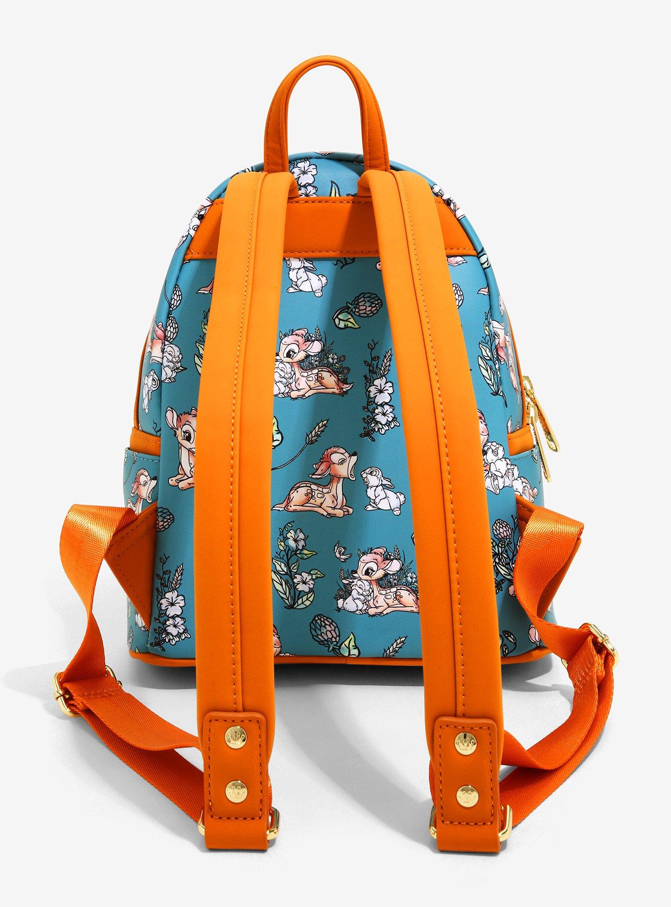 Loungefly Disney Bambi Forest Floral Mini Backpack - BoxLunch Exclusive, , alternate